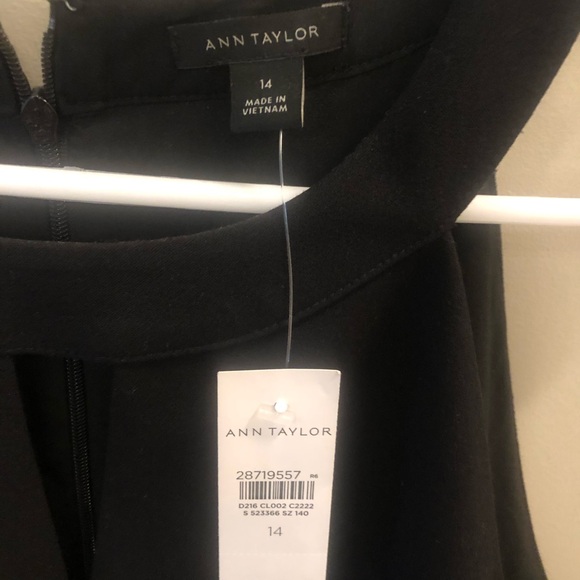 NWT Ann Taylor Little Black Dress 14 - Picture 2 of 4